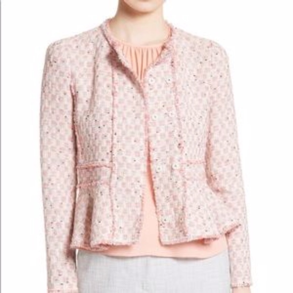 Rebecca Taylor Jackets & Blazers - Rebecca Taylor Tweed Peplum Jacket